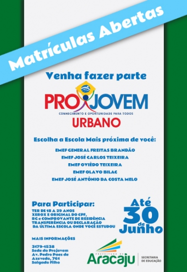 Inscricoes Projovem