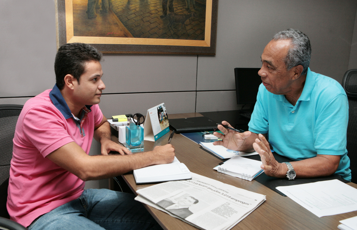 Visita Anderson ao prefeito Silvio Rocha