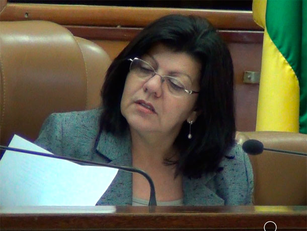 Deputada-Agelica-Gimaraes-olhando-processo