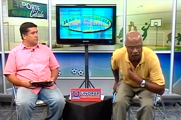 Comentarista se irrita com apresentador por causa do tempo e deixa o programa “ AO VIVO ”