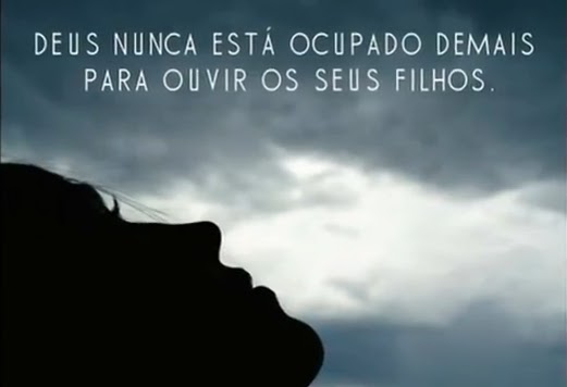 Deus quer ouvir a sua voz também