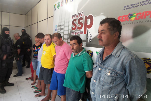 Policia de Sergipe prende 11 pessoas por trafico de drogas na “Neve no Sertão”