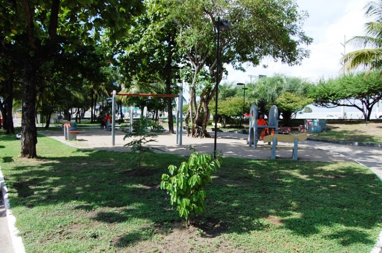 Emsurb garante limpeza e manutenção de áreas verdes de praças e canteiros