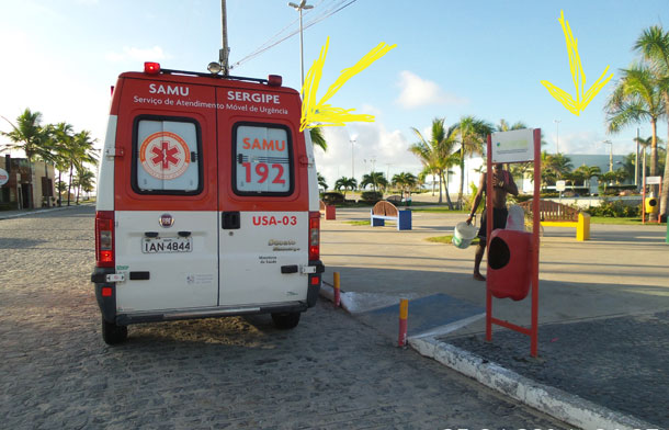 Homem é espancado a pauladas quando dormia na orla de Aracaju