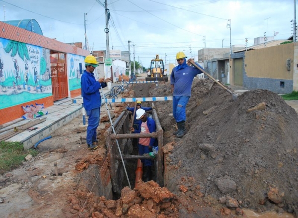 Obras de esgotamento na Zona de Expansão chegam a 65% de execução