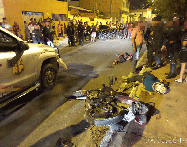 Bandidos ficam entre a vida e a morte após atirarem nos policiais da RP