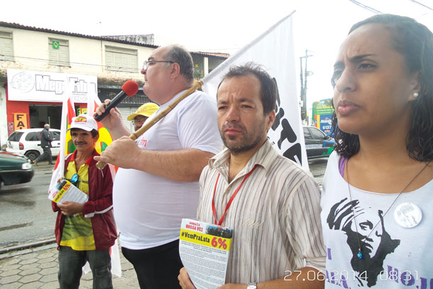 Radialistas de Sergipe fazem ato público de protesto contra classe patronal