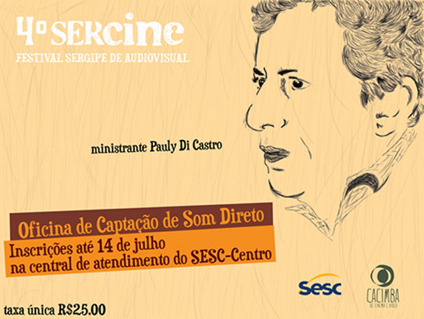 Aberta as inscrições para a oficina de Captação de Som Direto