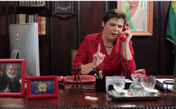 Veja o VIDEO da bronca da Presidente em Felipão