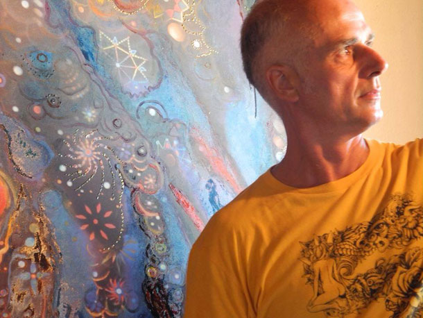 Italiano  expõe  obras  em tela pela primeira vez no Brasil  “Somos Multidimensionais”