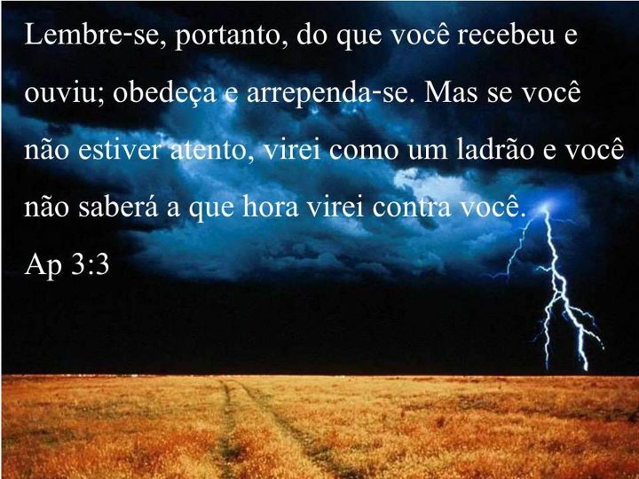 Abra os teus olhos para o que diz a PALAVRA