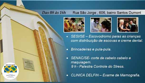 Igreja promove “Mãos que Ajudam ” em vários bairros de Aracaju