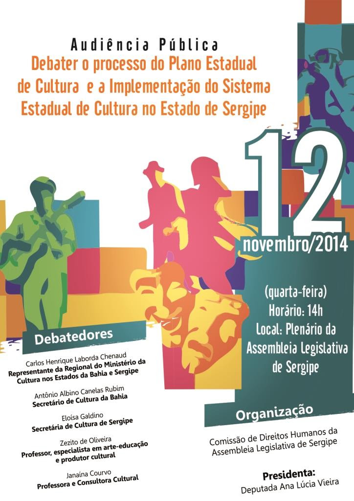 Audiência pública debate implantação do Sistema Estadual de Cultura em Sergipe