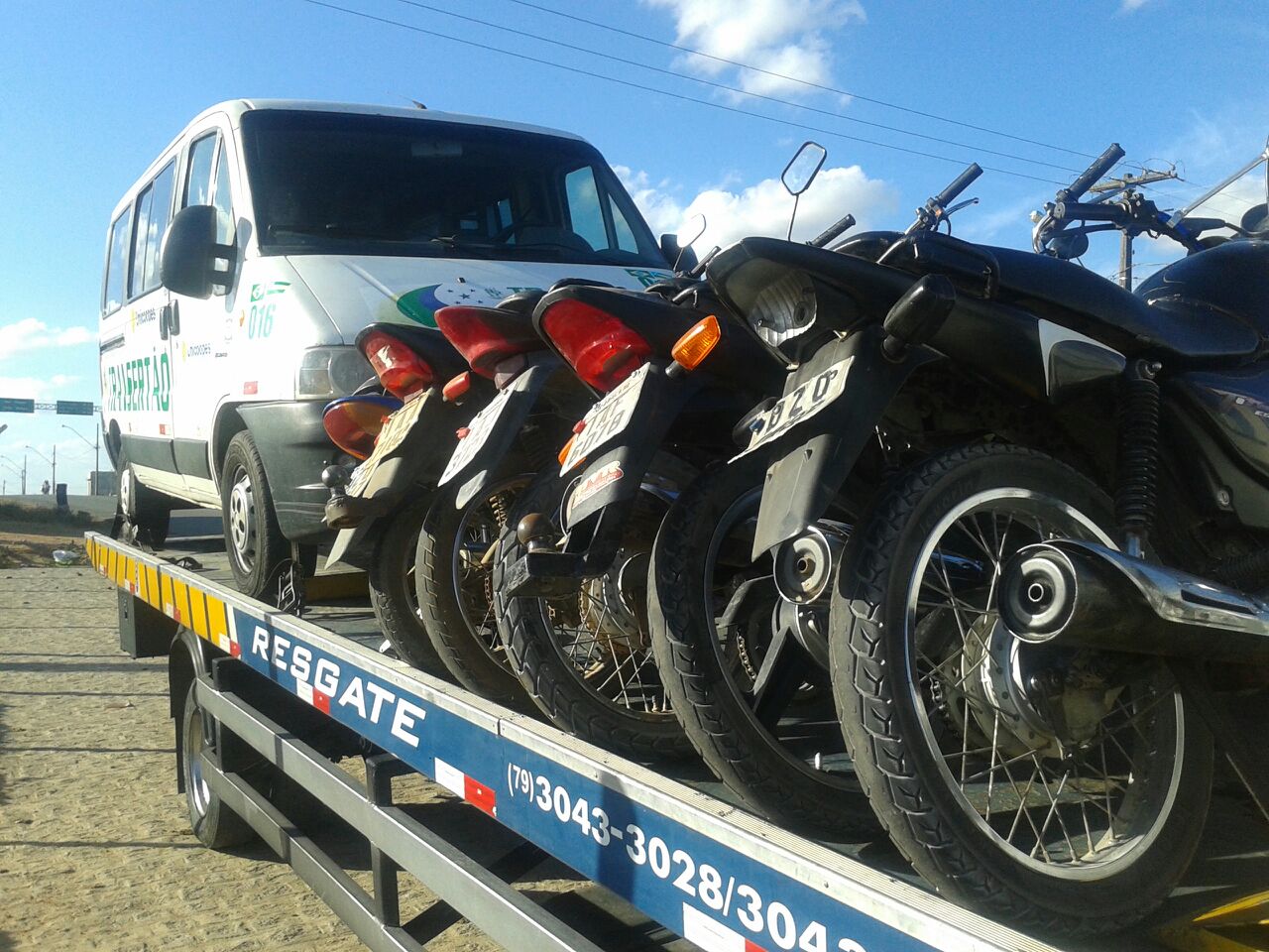 Veículos são apreendidos na Rotado Sertão pela CPRv de Sergipe