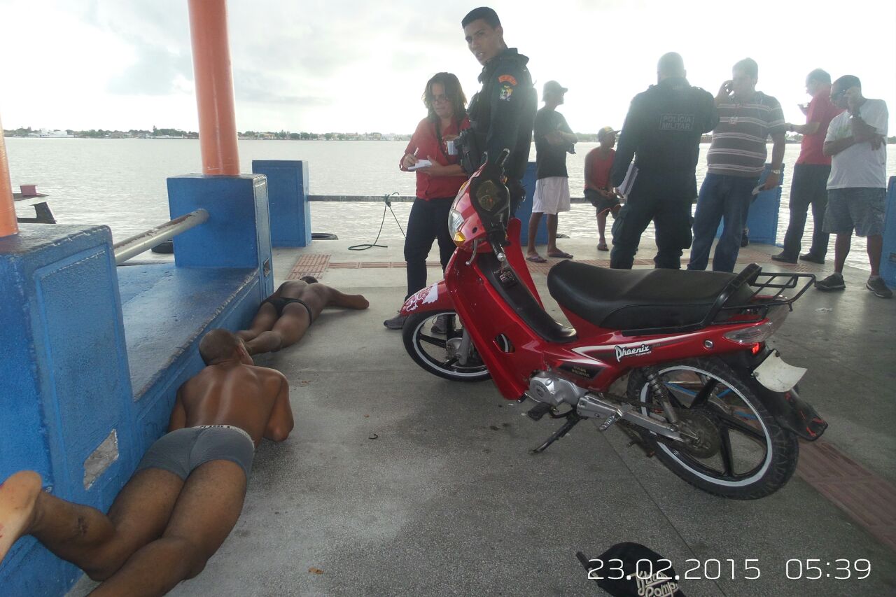 Bandidos são presos após assaltarem trabalhadores da Alma Viva