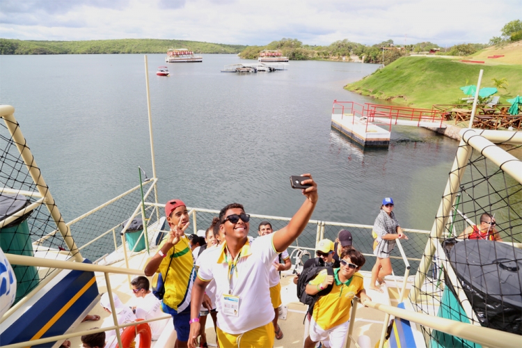 Desportistas do Mundial de Vôlei se encantam com paisagens e cultura sergipana