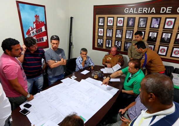 Secom e Corpo de Bombeiros definem medidas de segurança para o Forró Caju