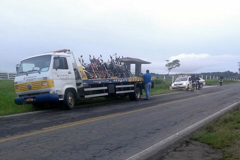 Policiais Militares da CPTv apreendem 14 veículos e autua 45 condutores nas rodovias de Sergipe