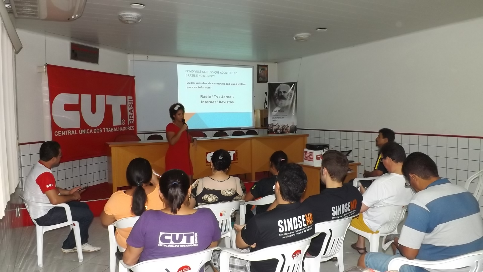 Sindicatos sergipanos discutem Comunicação Sindical em curso promovido pela CUT/SE