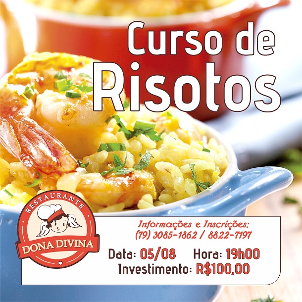 Curso ensina técnicas para um risoto irresistivelmente cremoso
