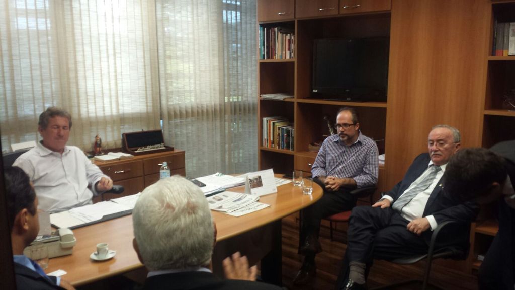Presidente Luciano Bispo visita Assembleia Legislativa de São Paulo em busca de convênio