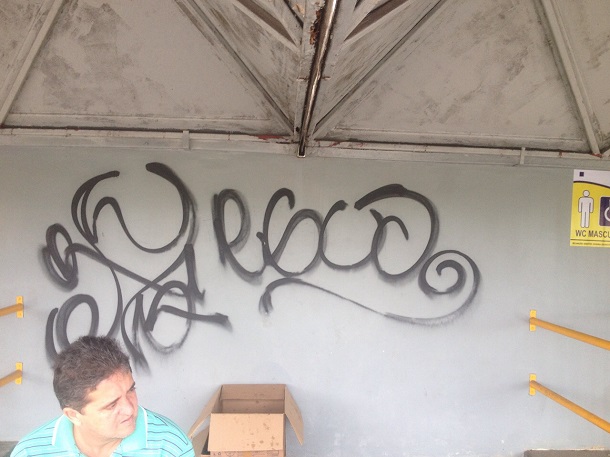 Terminal DIA sofre ato de vandalismo durante reforma