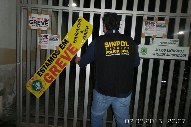 Policiais civis fecham Delegacias como forma de protesto ao Governo de Sergipe