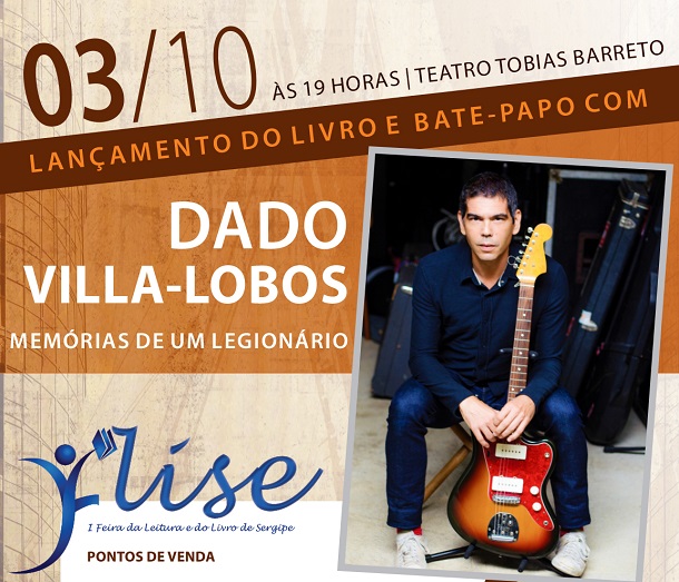 Indegrante do Legião Urbana lança livro em Aracaju “Memórias de um Legionário”