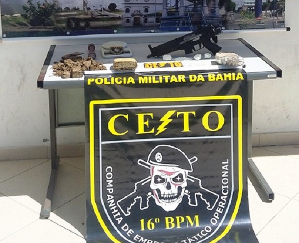 PolÍcia da Bahia recupera submetralhadora roubada da SSP de Sergipe