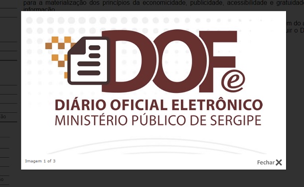 MPE de Sergipe institui Diário Eletrônico como veículo oficial para publicar e divulgar seus atos