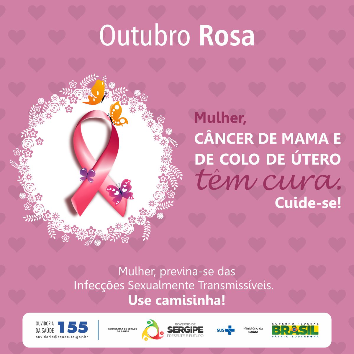 Saúde estadual lança programação do Outubro Rosa