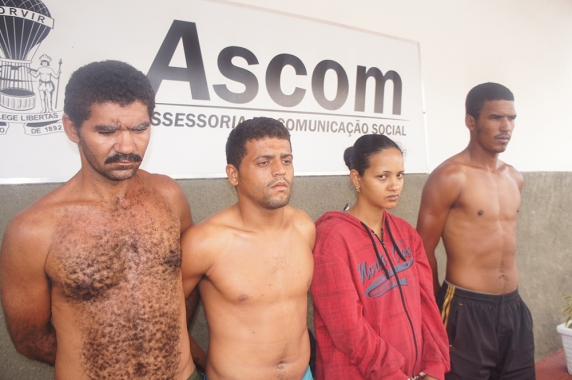 Polícia apresenta quadrilha que traficava em Itabaiana