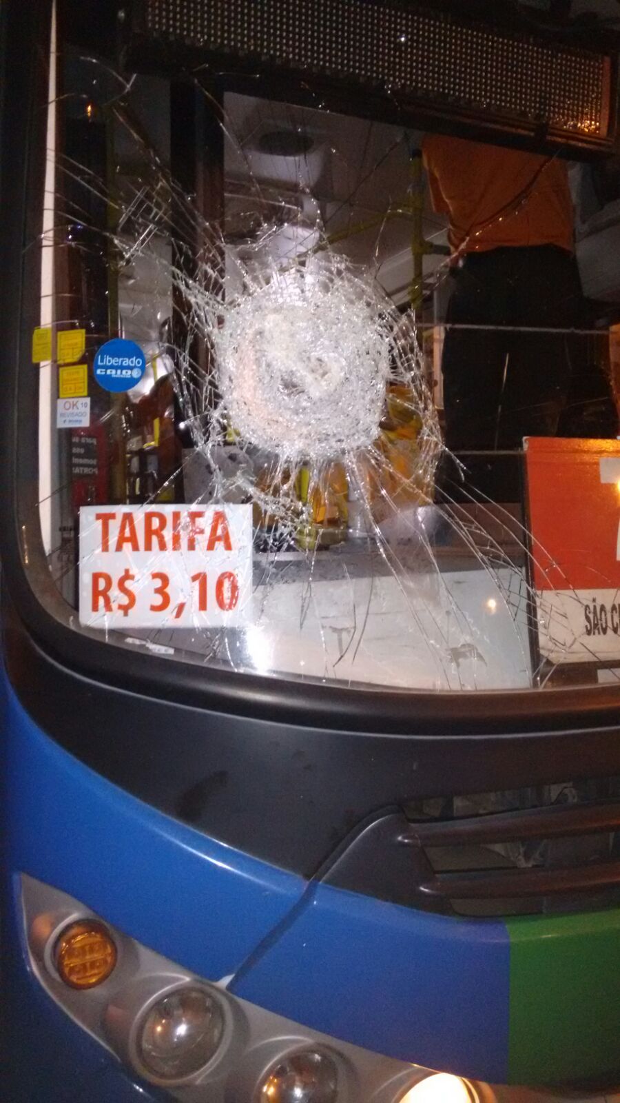 Transporte público é alvo de quinze vandalismos em treze dias 