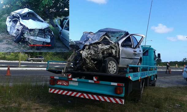 Casal evangélico e bebê morrem em acidente de carro na Linha Verde