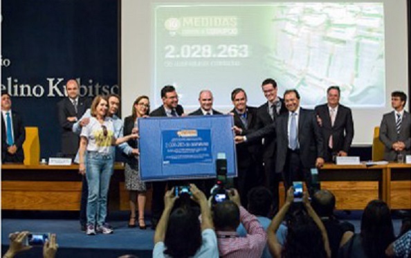 MP de Sergipe participa da entrega das assinaturas da Campanha “10 Medidas contra a Corrupção”