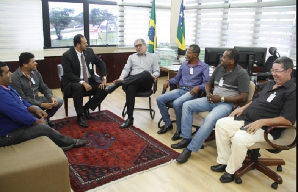 MP de Contas recebe comissão de vereadores de Santana do São Francisco