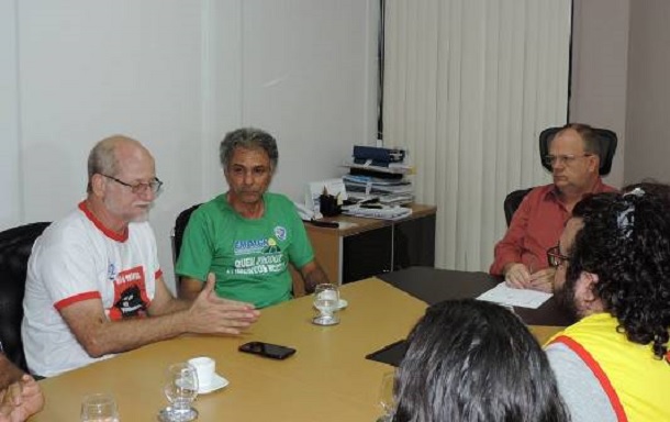 Vice-governador recebe lideranças sindicais