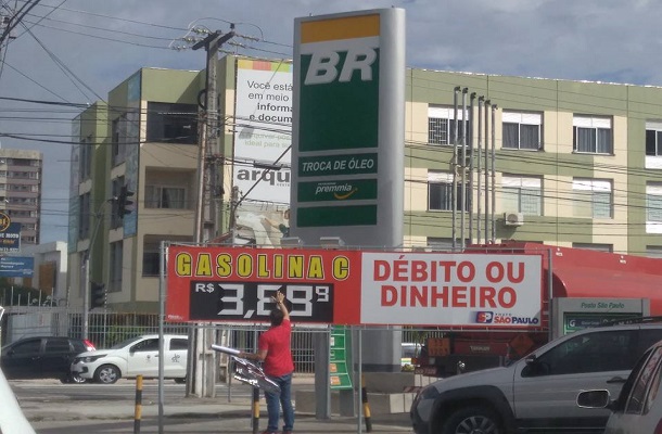 Reajuste da gasolina já é sentido pelos sergipanos