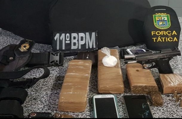 Polícia prende dupla com mais de 50 kg de drogas em Tobias Barreto