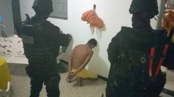 Irmãos acusados de crimes são presos em Malhador