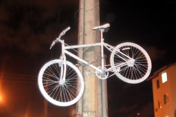 ONG fará Ghost Bike em memória de ciclista morto no trânsito