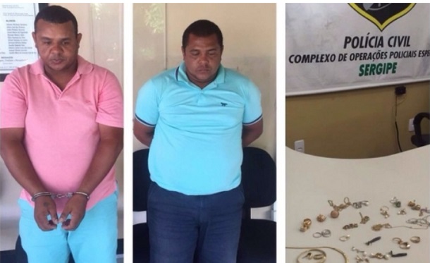 Arrombadores de residências no município de Ribeirópolis são presos em flagrante
