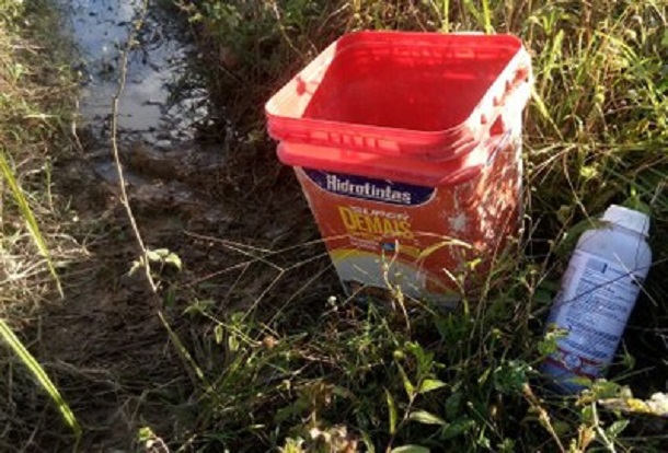 FPI localiza 160 litros de agrotóxico nos municípios de Propriá e Telha