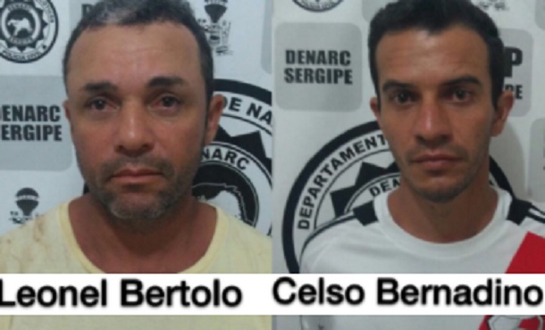DENARC de Sergipe apreende 100kg de droga vinda de São Paulo e duas pessoas são presas