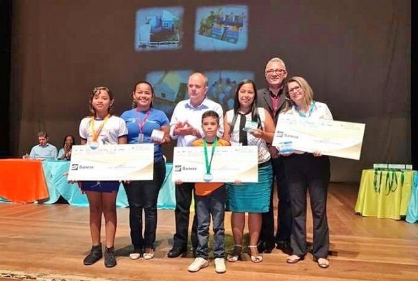 Aluna do Projeto Recriarte ganha prêmio na X Olimpíada Ambiental de Sergipe