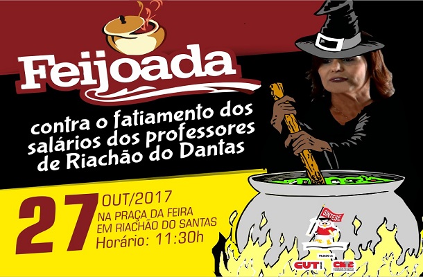 Professores de Riachão do Dantas vão realizar feijoada contra fatiamento dos salários