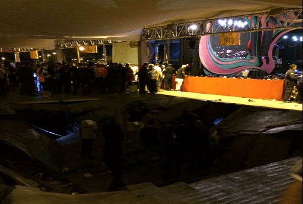 Camarote do Odonto Fantasy desaba e deixa 26 pessoas feridas (com vídeo)