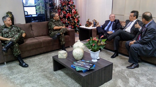 Presidente da Alese se reúne com o General do Exército Brasileiro “Artur Costa”