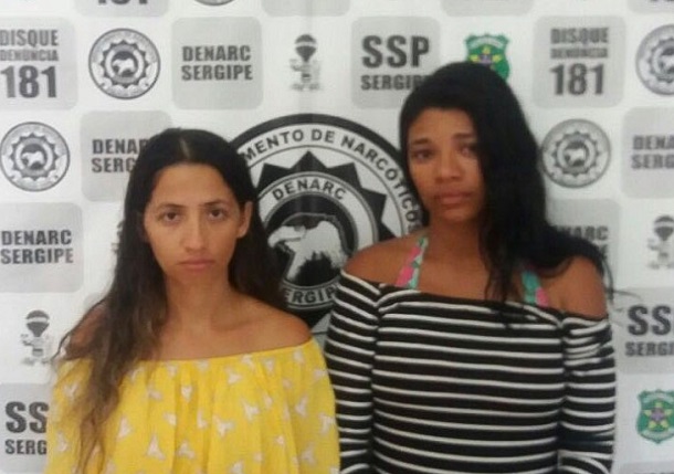 Mulheres são presas por trafico de drogas no Bairro Atalaia em Aracaju