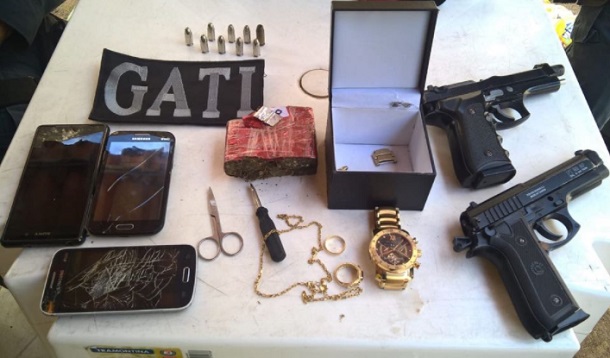 Envolvidos em assaltos são presos em Aracaju pelo Gati